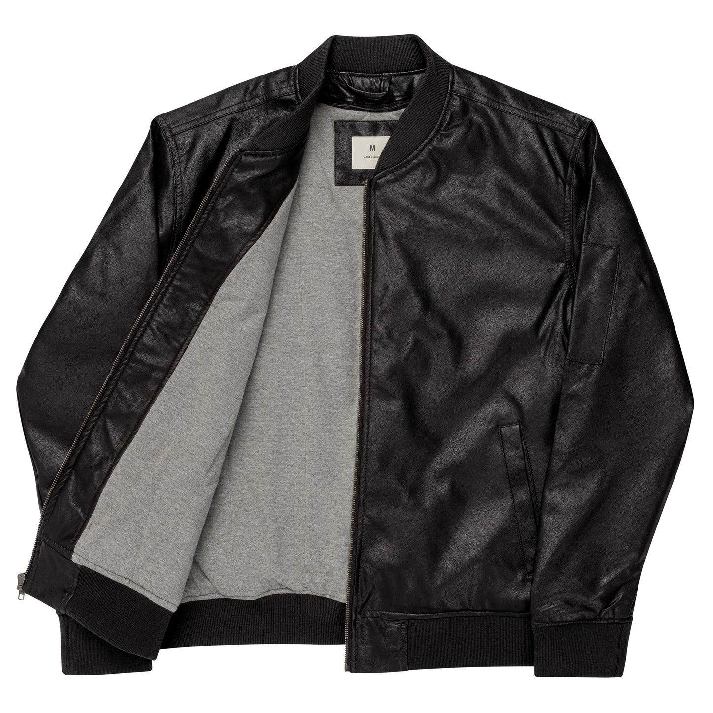 CTG Leather Bomber Jacket