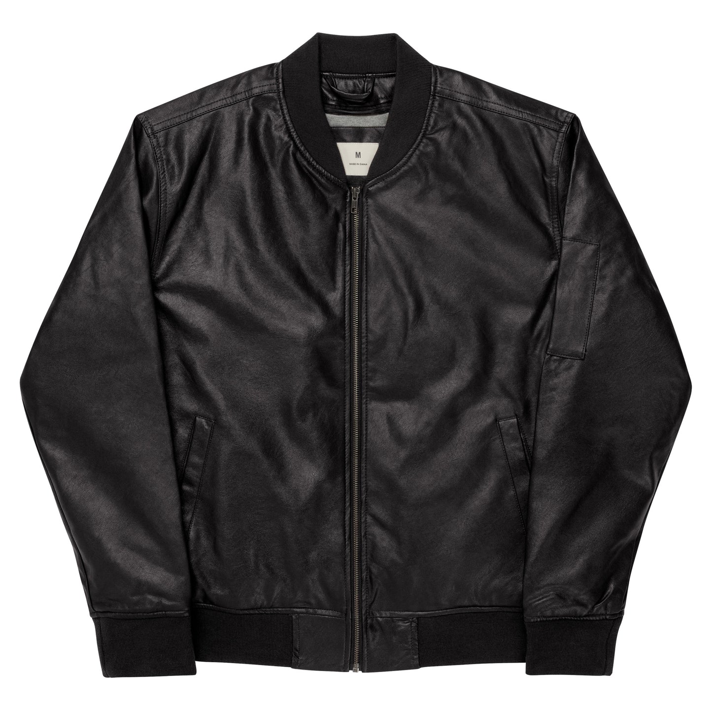 CTG Leather Bomber Jacket