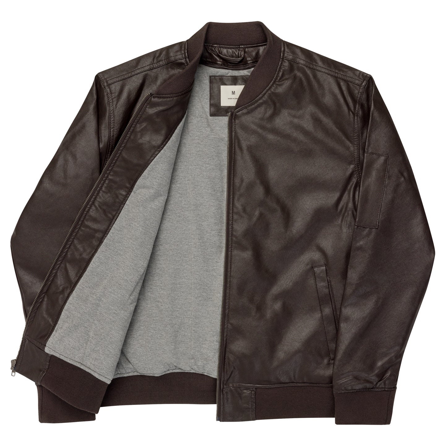 CTG Leather Bomber Jacket