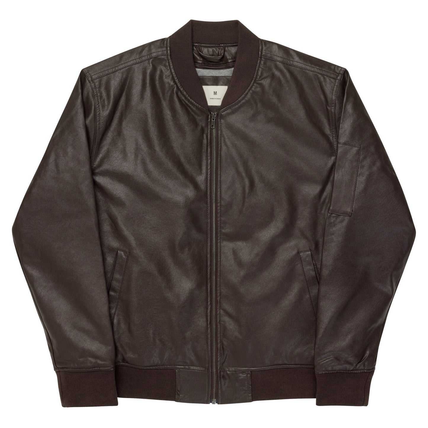 CTG Leather Bomber Jacket