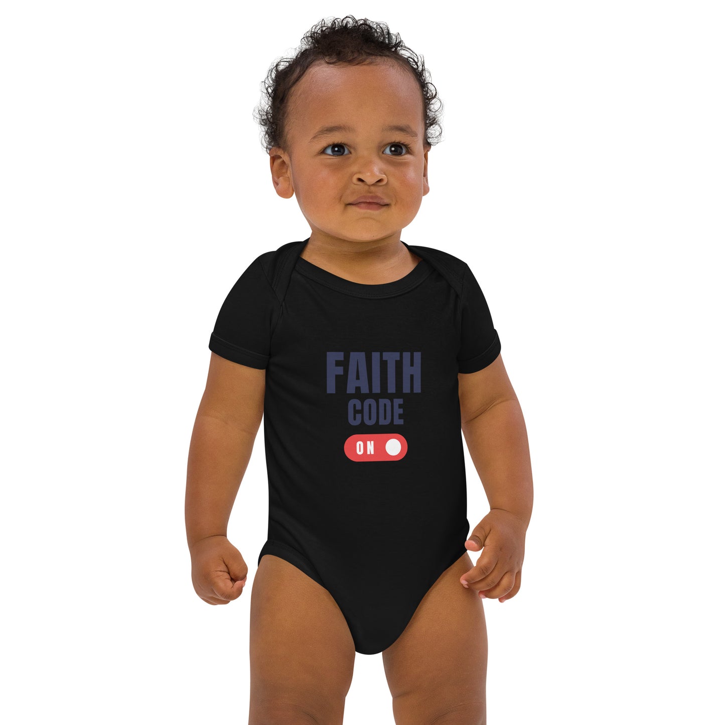 FAITH CODE Organic cotton baby bodysuit