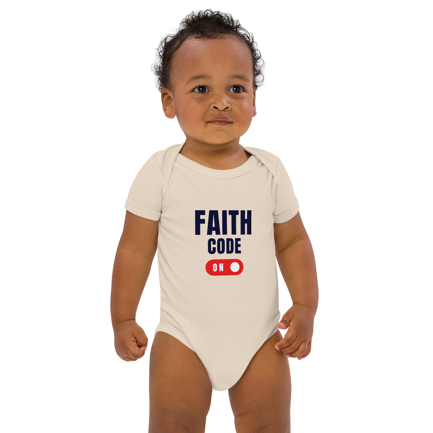 FAITH CODE Organic cotton baby bodysuit