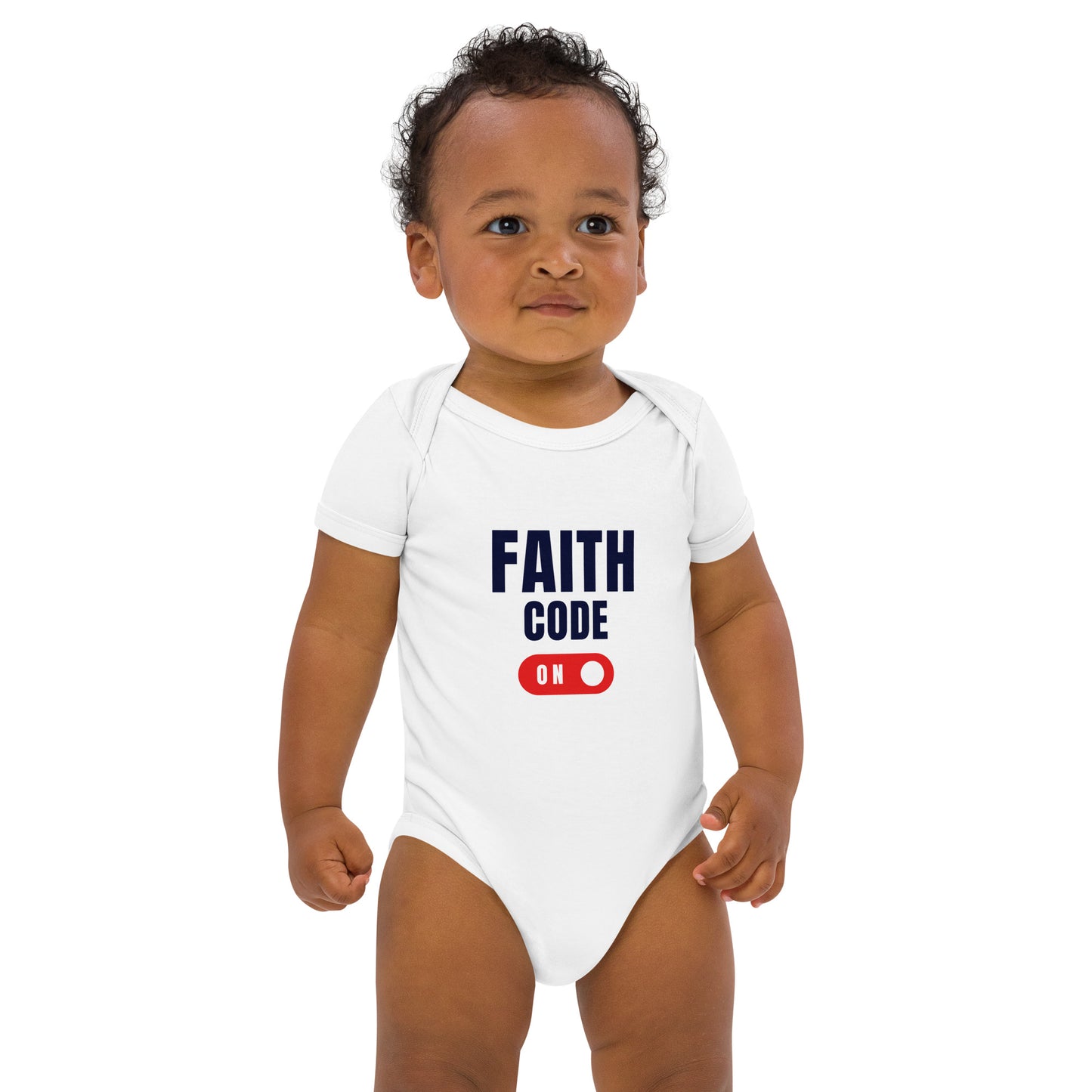 FAITH CODE Organic cotton baby bodysuit