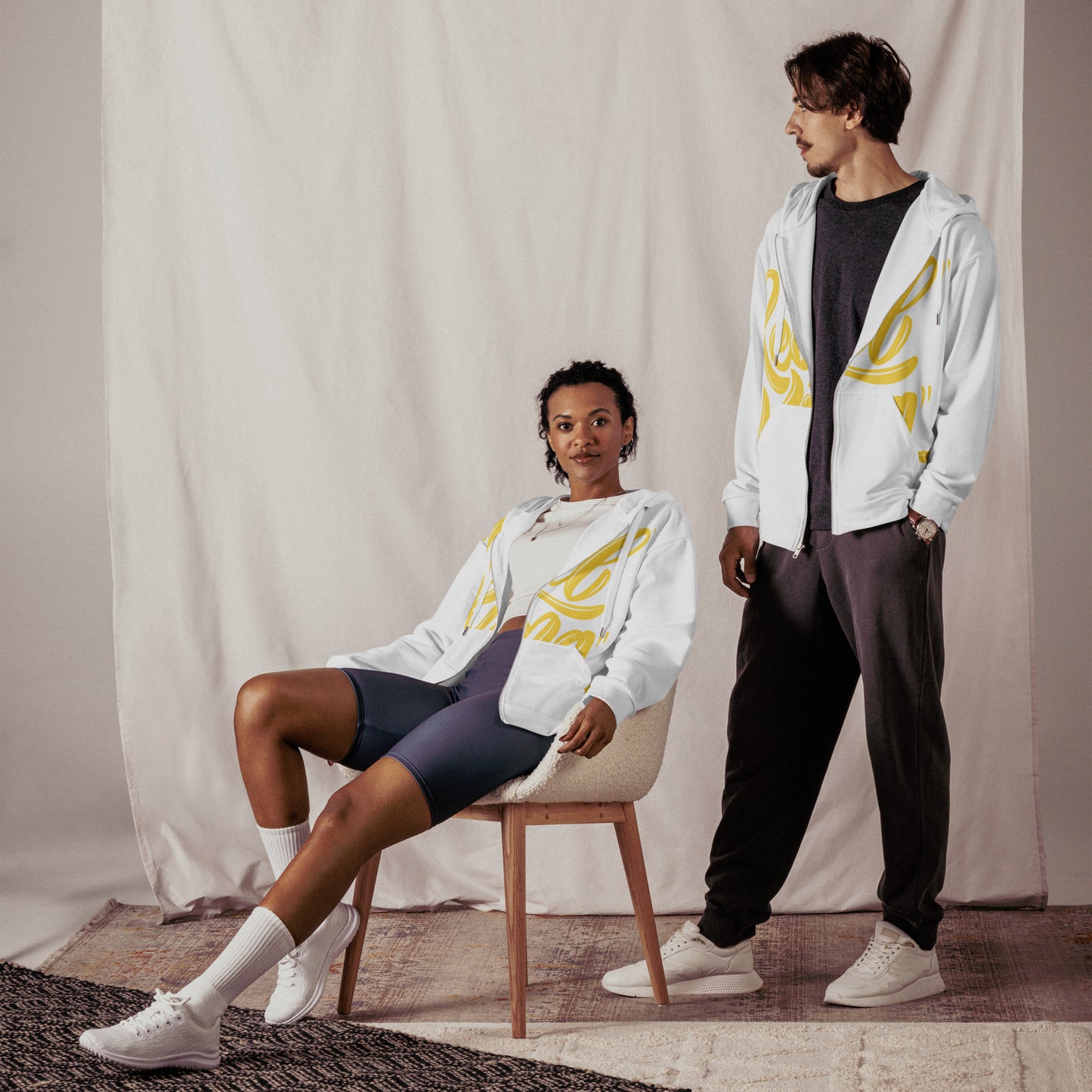 REAL KING Unisex zip hoodie